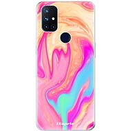 iSaprio Orange Liquid pro OnePlus Nord N10 5G - Phone Cover