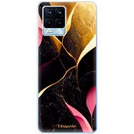 iSaprio Gold Pink Marble pro Realme 8 / 8 Pro - Phone Cover