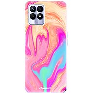 iSaprio Orange Liquid pro Realme 8i - Phone Cover