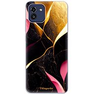 iSaprio Gold Pink Marble pro Samsung Galaxy A03 - Phone Cover