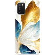 iSaprio Blue Leaves pro Samsung Galaxy A03s - Phone Cover