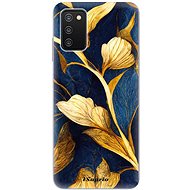 iSaprio Gold Leaves pro Samsung Galaxy A03s - Phone Cover