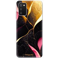 iSaprio Gold Pink Marble pro Samsung Galaxy A03s - Phone Cover