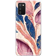 iSaprio Purple Leaves pro Samsung Galaxy A03s - Phone Cover