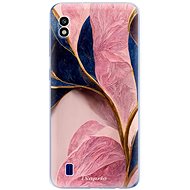iSaprio Pink Blue Leaves pro Samsung Galaxy A10 - Phone Cover