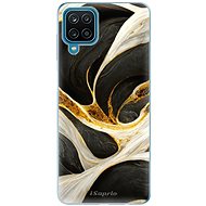 iSaprio Black and Gold pro Samsung Galaxy A12 - Phone Cover