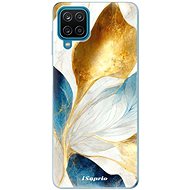 iSaprio Blue Leaves pro Samsung Galaxy A12 - Phone Cover