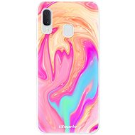 iSaprio Orange Liquid pro Samsung Galaxy A20e - Phone Cover