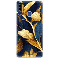 iSaprio Gold Leaves pro Samsung Galaxy A20s - Phone Cover