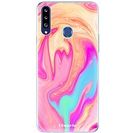 iSaprio Orange Liquid pro Samsung Galaxy A20s - Phone Cover