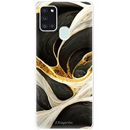 iSaprio Black and Gold pro Samsung Galaxy A21s - Phone Cover