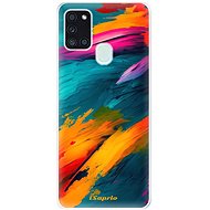 iSaprio Blue Paint pro Samsung Galaxy A21s - Phone Cover