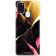 iSaprio Gold Pink Marble for Samsung Galaxy A21s - Phone Cover