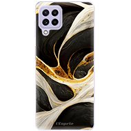 iSaprio Black and Gold pro Samsung Galaxy A22 - Phone Cover