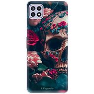 iSaprio Skull in Roses pro Samsung Galaxy A22 5G - Phone Cover