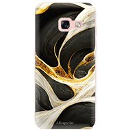 iSaprio Black and Gold pro Samsung Galaxy A3 2017 - Phone Cover