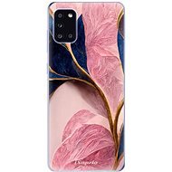 iSaprio Pink Blue Leaves pro Samsung Galaxy A31 - Phone Cover