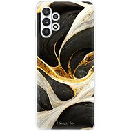 iSaprio Black and Gold pro Samsung Galaxy A32 LTE - Phone Cover