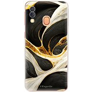 iSaprio Black and Gold pro Samsung Galaxy A40 - Phone Cover
