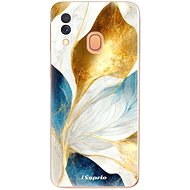 iSaprio Blue Leaves pro Samsung Galaxy A40 - Phone Cover