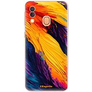 iSaprio Orange Paint pro Samsung Galaxy A40 - Phone Cover