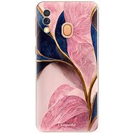 iSaprio Pink Blue Leaves pre Samsung Galaxy A40 - Kryt na mobil