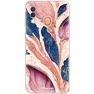 iSaprio Purple Leaves pro Samsung Galaxy A40 - Phone Cover