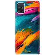 iSaprio Blue Paint pro Samsung Galaxy A51 - Phone Cover