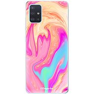 iSaprio Orange Liquid for Samsung Galaxy A51 - Phone Cover