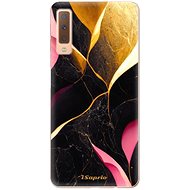 iSaprio Gold Pink Marble pro Samsung Galaxy A7 (2018) - Phone Cover