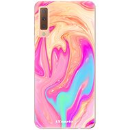 iSaprio Orange Liquid pro Samsung Galaxy A7 (2018) - Phone Cover
