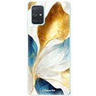 iSaprio Blue Leaves pro Samsung Galaxy A71 - Phone Cover