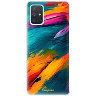 iSaprio Blue Paint pro Samsung Galaxy A71 - Phone Cover