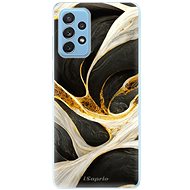 iSaprio Black and Gold pro Samsung Galaxy A72 - Phone Cover