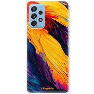 iSaprio Orange Paint pro Samsung Galaxy A72 - Phone Cover