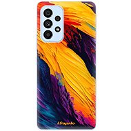 iSaprio Orange Paint pro Samsung Galaxy A73 5G - Phone Cover