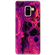 iSaprio Abstract Dark 01 pro Samsung Galaxy A8 2018 - Phone Cover