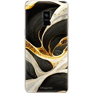 iSaprio Black and Gold pro Samsung Galaxy A8 2018 - Phone Cover