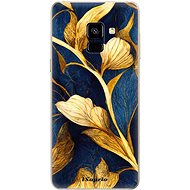 iSaprio Gold Leaves pro Samsung Galaxy A8 2018 - Phone Cover