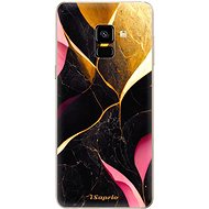 iSaprio Gold Pink Marble pro Samsung Galaxy A8 2018 - Phone Cover