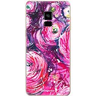 iSaprio Pink Bouquet pro Samsung Galaxy A8 2018 - Phone Cover