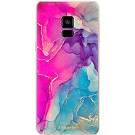 iSaprio Purple Ink pro Samsung Galaxy A8 2018 - Phone Cover