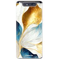 iSaprio Blue Leaves pro Samsung Galaxy A80 - Phone Cover