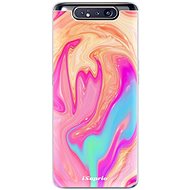 iSaprio Orange Liquid pro Samsung Galaxy A80 - Phone Cover