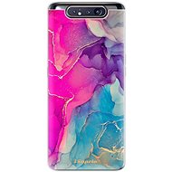 iSaprio Purple Ink pro Samsung Galaxy A80 - Phone Cover