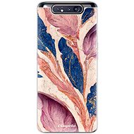 iSaprio Purple Leaves pro Samsung Galaxy A80 - Phone Cover
