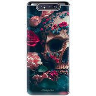 iSaprio Skull in Roses pro Samsung Galaxy A80 - Phone Cover