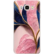 iSaprio Pink Blue Leaves pro Samsung Galaxy J5 (2016) - Phone Cover