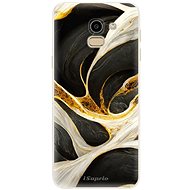 iSaprio Black and Gold pro Samsung Galaxy J6 - Phone Cover
