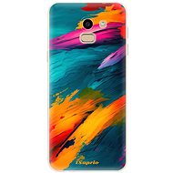 iSaprio Blue Paint pro Samsung Galaxy J6 - Phone Cover